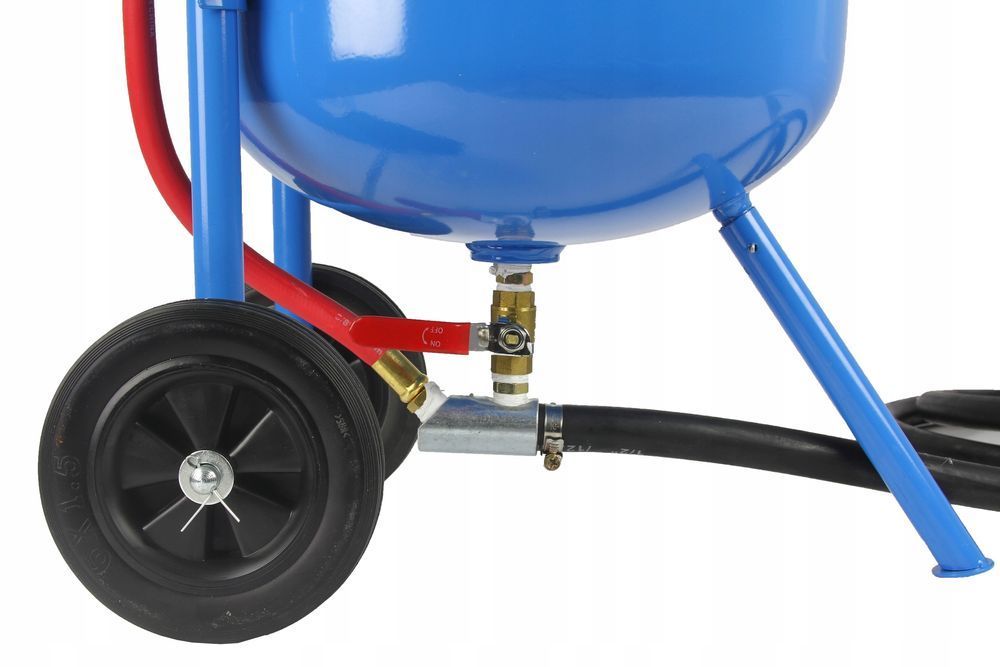 Piaskarka Syfonowa Warsztatowa 38L Mobilna + Dysze + Maska Zestaw