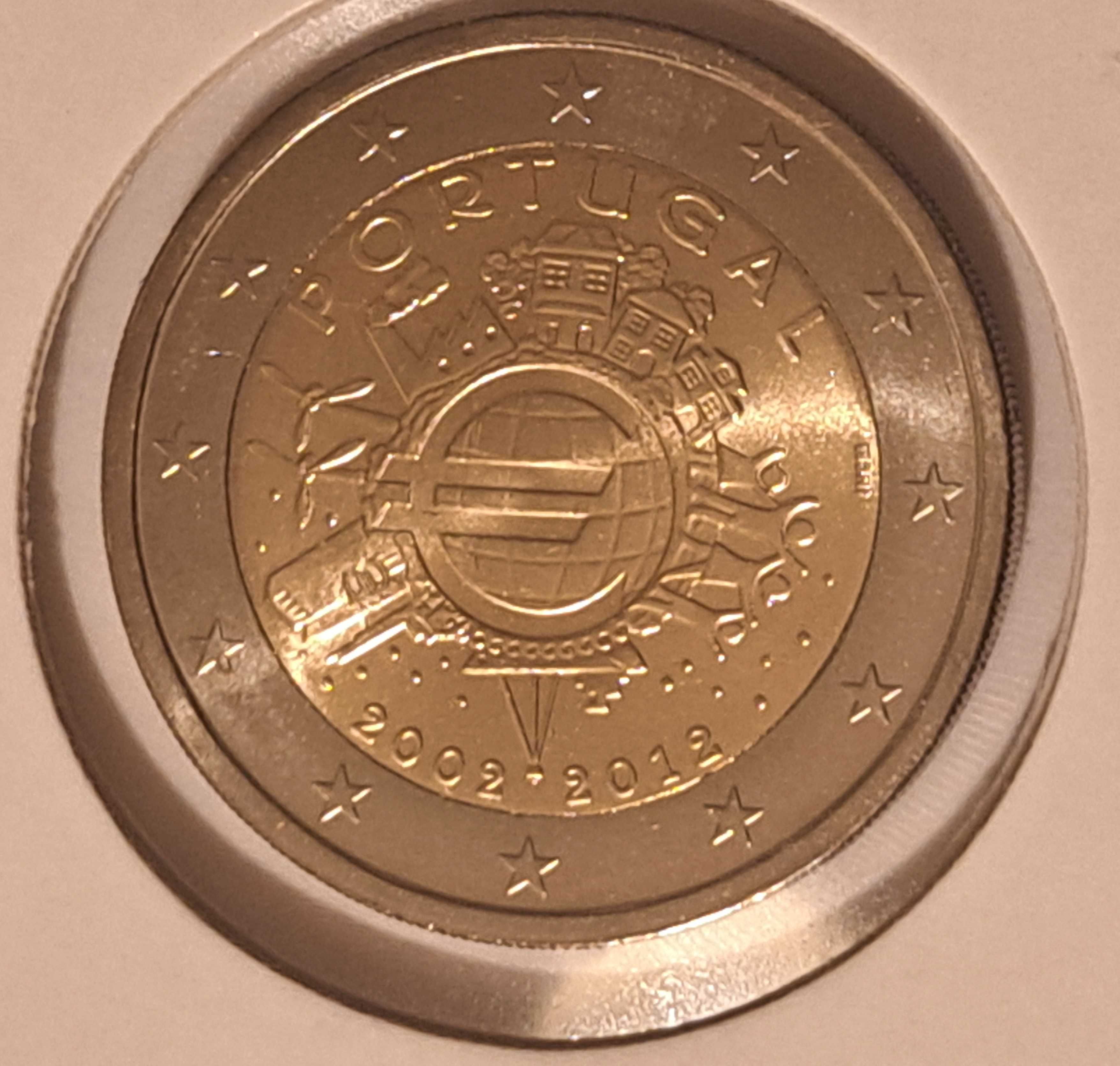 Lote 10 Moedas 2€ UNC diferentes