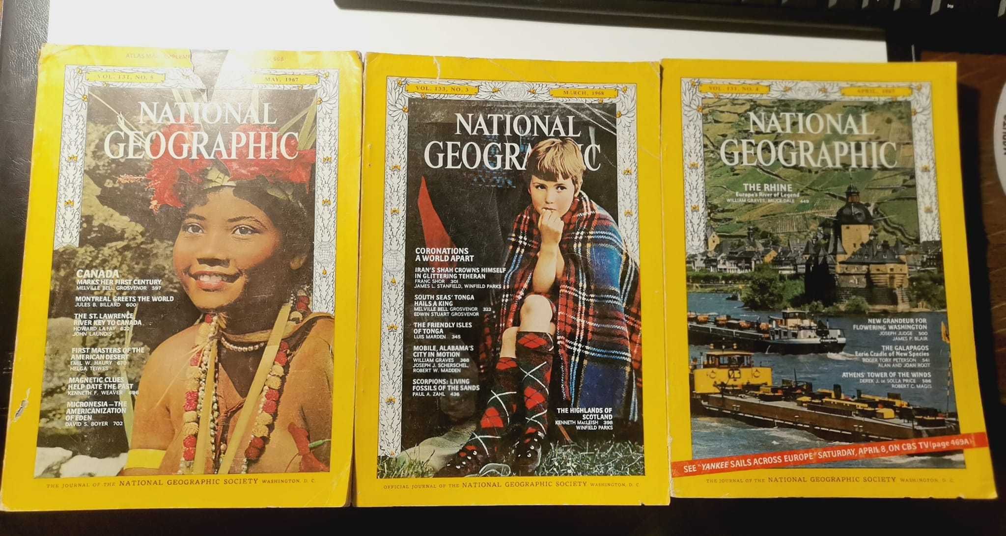 National Geographic vintage clássico