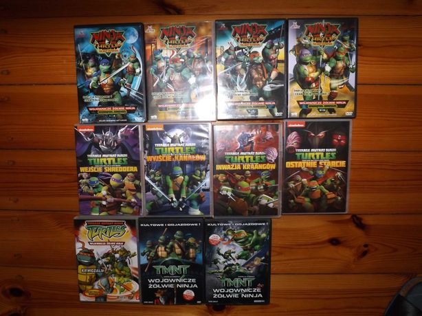 Żółwie Ninja , bajki, filmy dvd