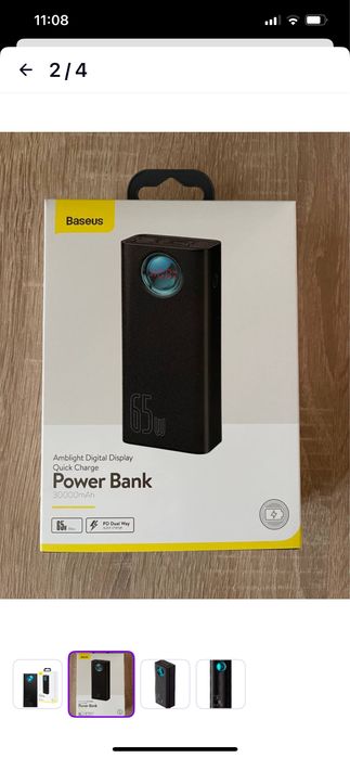Павербанк  Baseus 22.5W 30000mAh Black