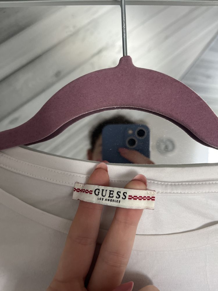 Biały T-Shirt damski Guess rozmiar S