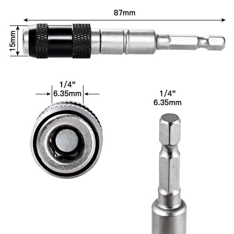 Adaptador Articulado de 1/4 Magnético (NOVO)