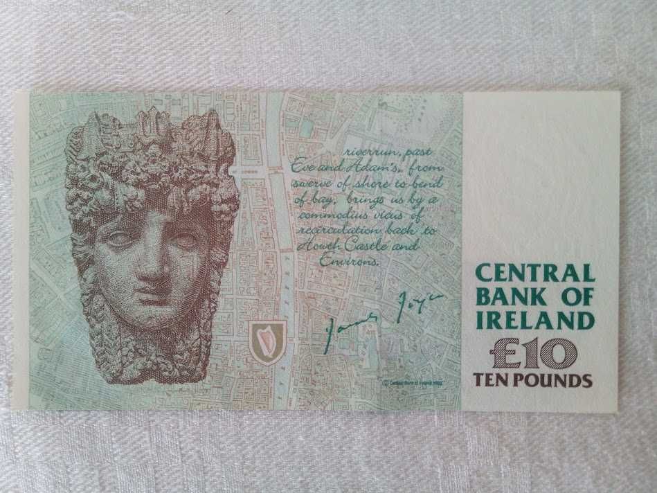 Nota de 10 libras - Irlanda (1999)