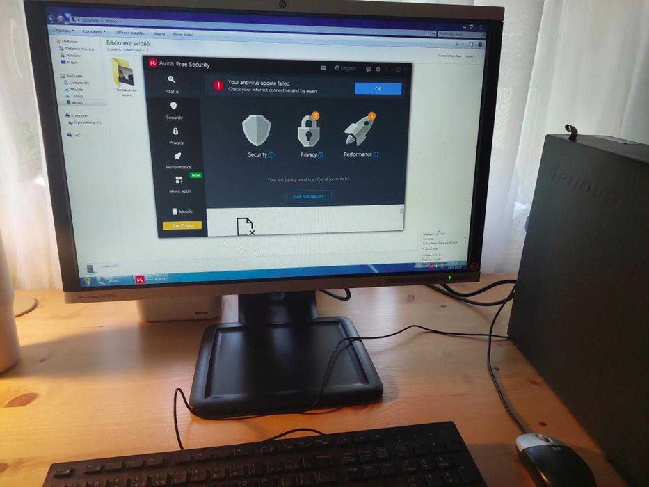 komputer  Lenovo ThinkCentre M82 i5 3,2 GHz 8GB RAM 500GB hdd +monitor