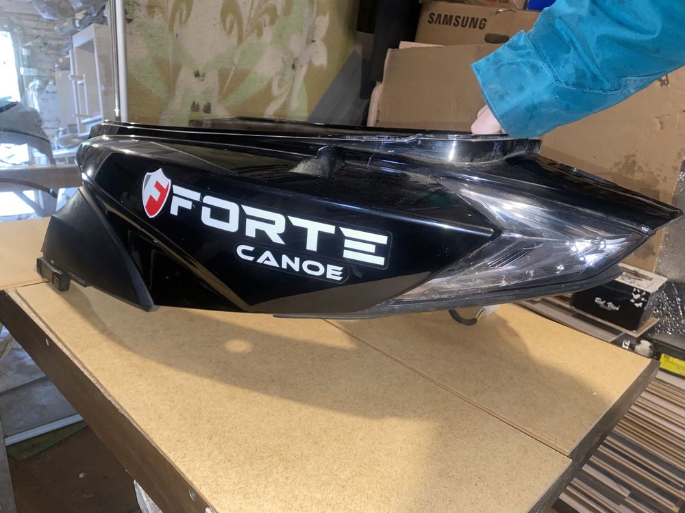 Пластик на Forte canoe