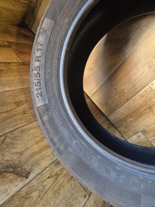 215/55/17 Continental komplet Lato 7,5mm 17r