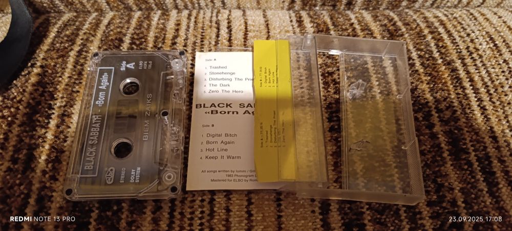 Sprzedam kasetę magnetofonową Black Sabbath Born again