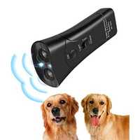 Ultradźwiękowy ODSTRASZACZ psów LED treser elektroniczny antyszczekowy