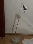 Lampa biurkowa srebrna