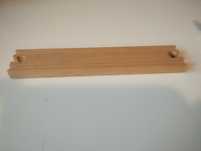 Tor prosty 20,5 cm - kolejka drewniana