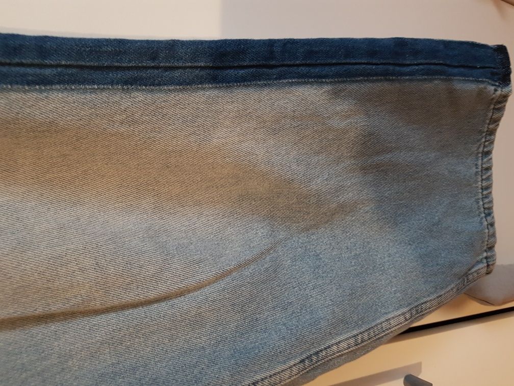 Review jeans spodnie z szerokimi nogawkami rozm. 29