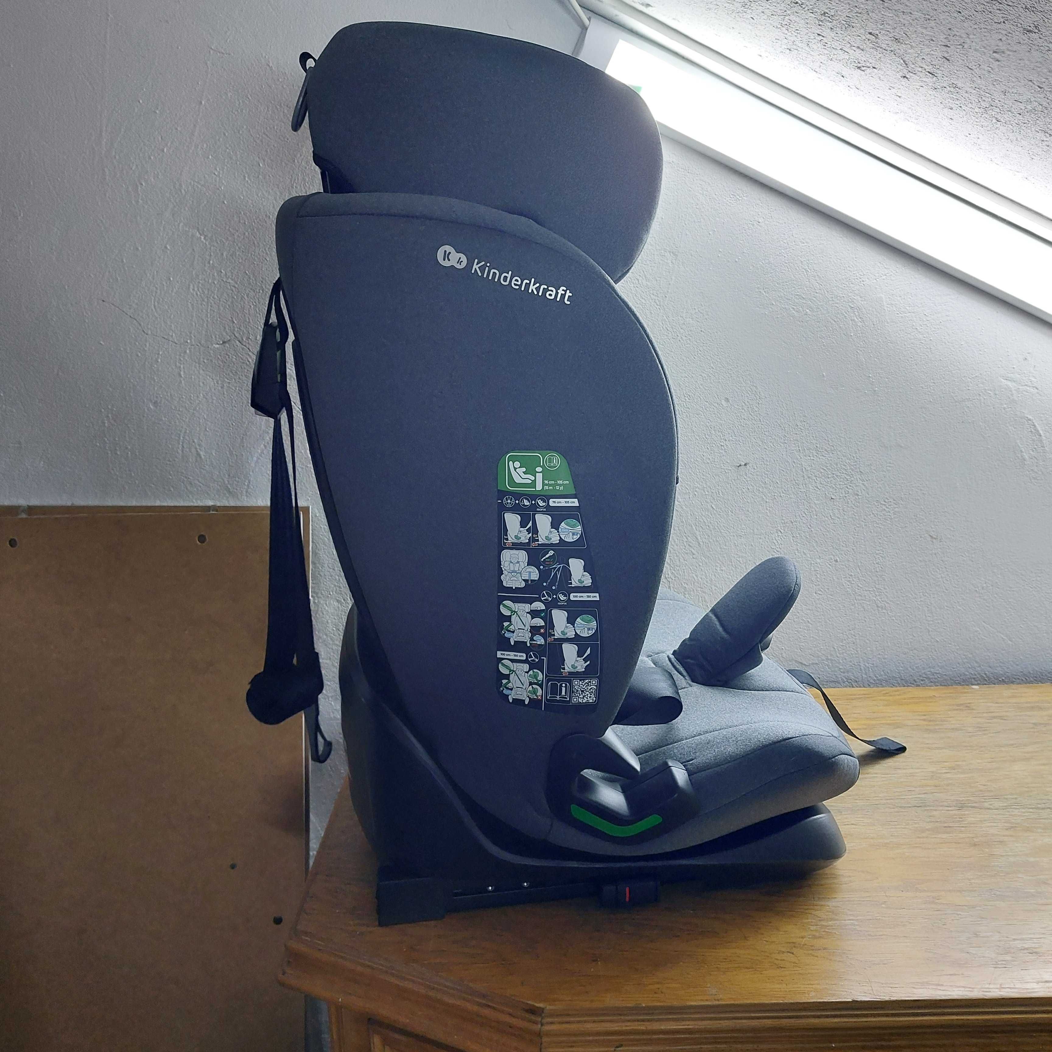 Nowy Fotelik kinderktaft oneto3 isofix