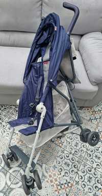 Maclaren Mark II recline DUŻY ZESTAW wózek spacerówka parasolka śpiwór