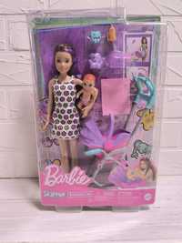 Игровой набор Барби Скиппер няня с коляской и пупсом Barbie Skipper