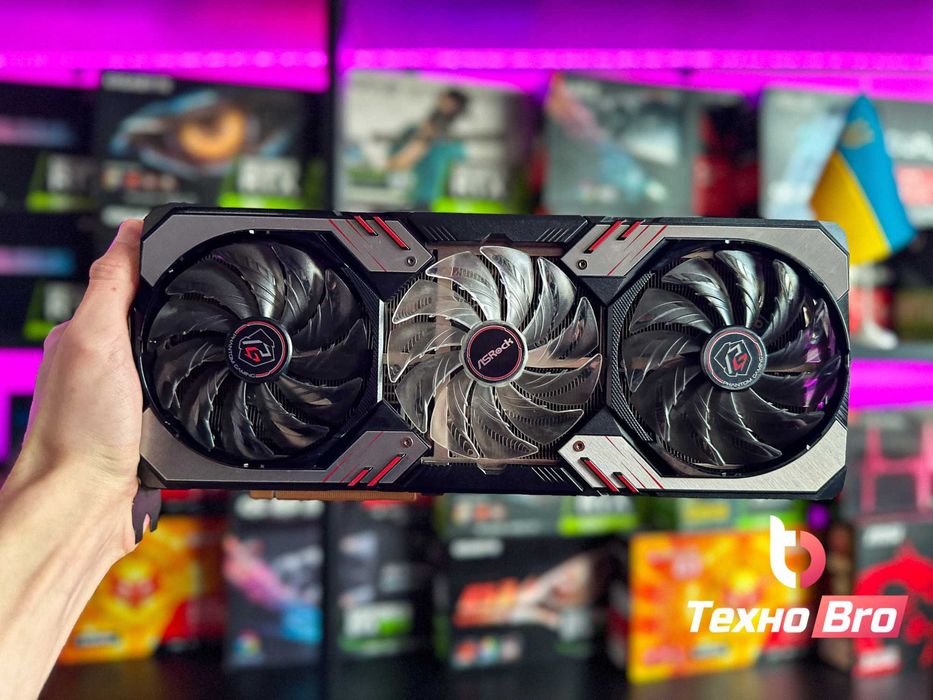 Гарантія! RX 6900XT 16gb Asrock Phantom Gaming ігрова відеокарта пк