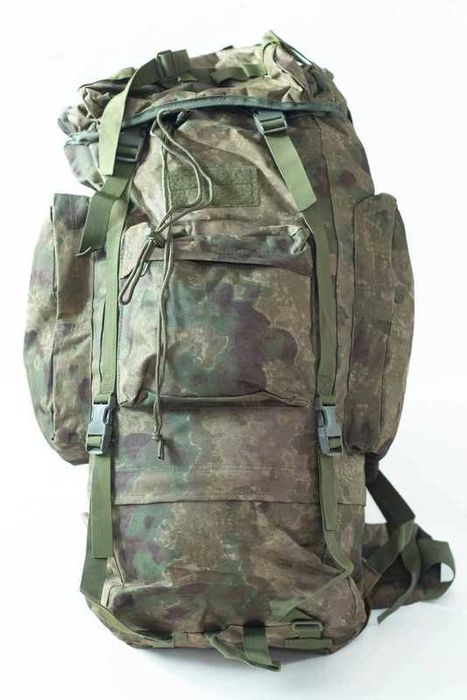 Duży Plecak Survivalowy 65L z Systemem Nośnym i Kamuflażem