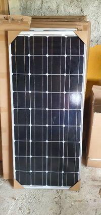 Painel solar 100w 12v monocristalino NOVOS 120 EUROS