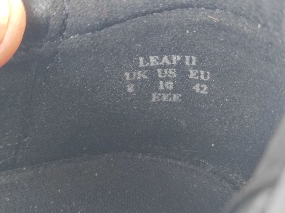 Кожанние туфли Hotter ortholite stability+ р.42