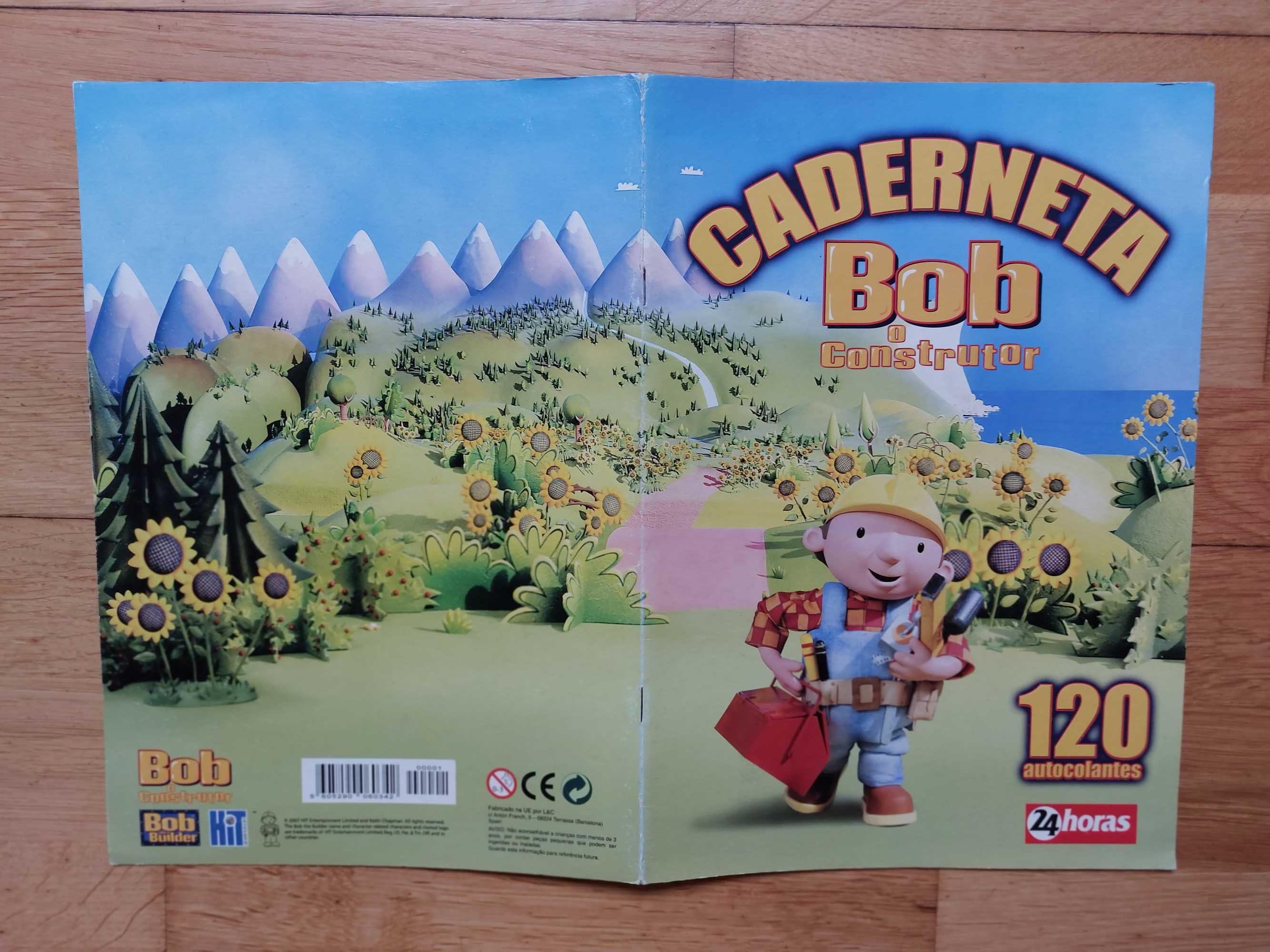 Caderneta de cromos "Bob o construtor" - Completa