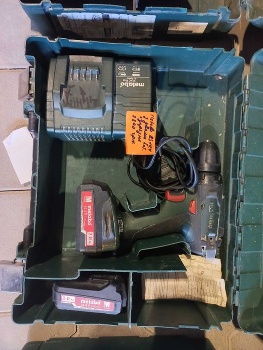 шуроповерт makita  metabo оригінал б/у