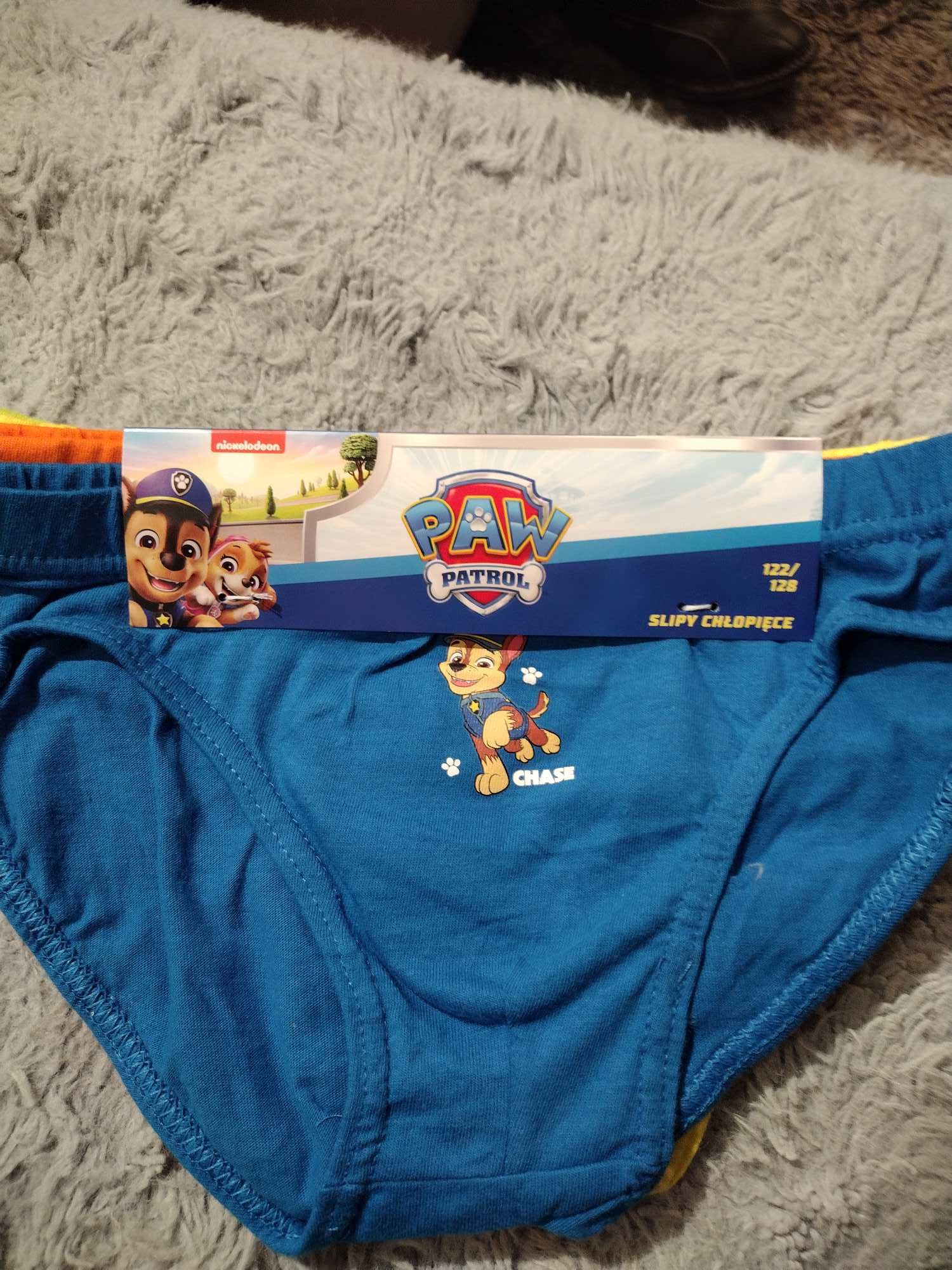 5 pack majtek dla chłopaka Paw patrol psi patrol chase 122-128 bawełna