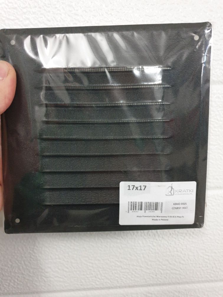 Kratki kominowe, czarne