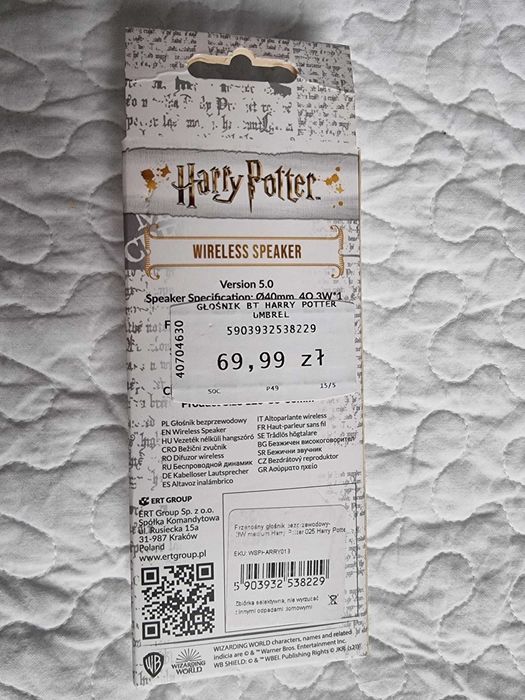 Głosnik bezprzewodowy Harry Poter