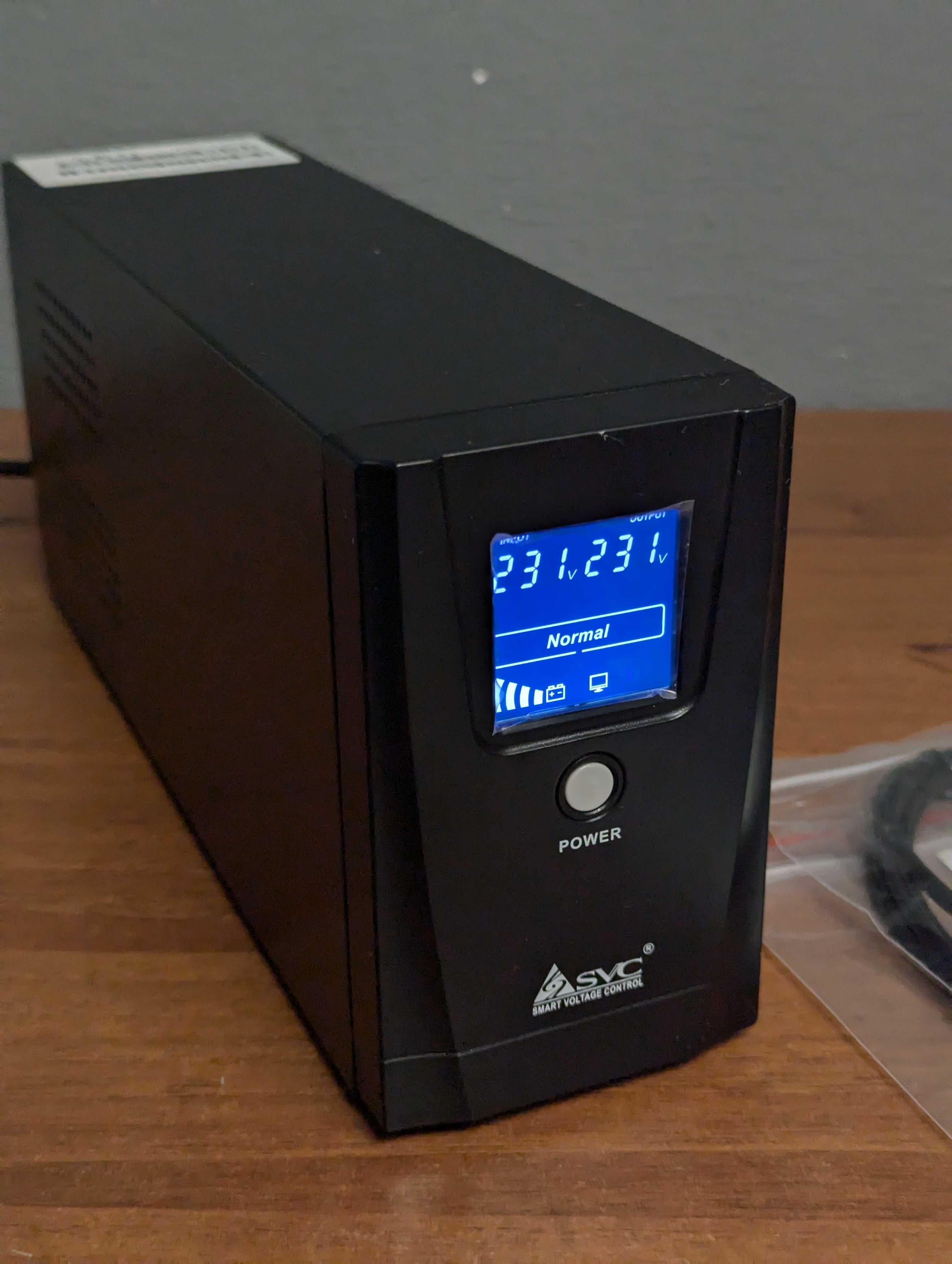 SVC VP-850-LCD лінійно-інтерактивне ДБЖ 850VA/510W USB 9Ah новий ИПБ