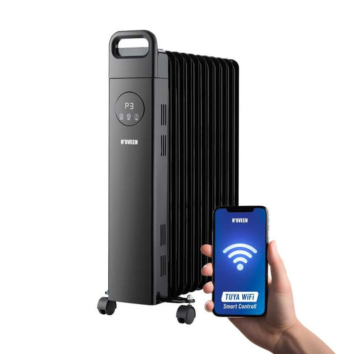 Grzejnik olejowy 2500W NOVEEN OH8099 LED Tuya WiFi Smart + PILOT