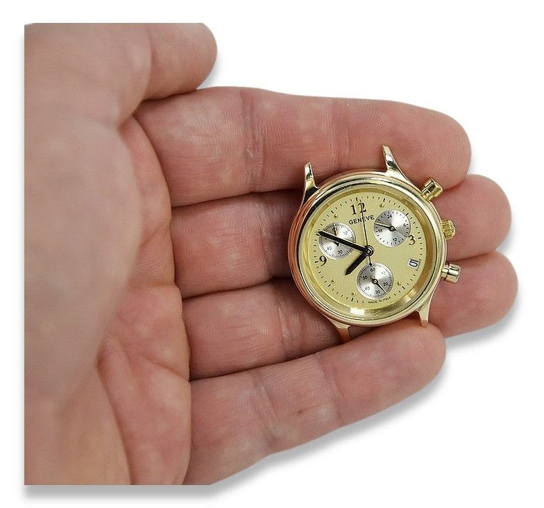 Złoty zegarek damski 14k 585 Geneve lw019y biżuteria Wrocław biżuteria