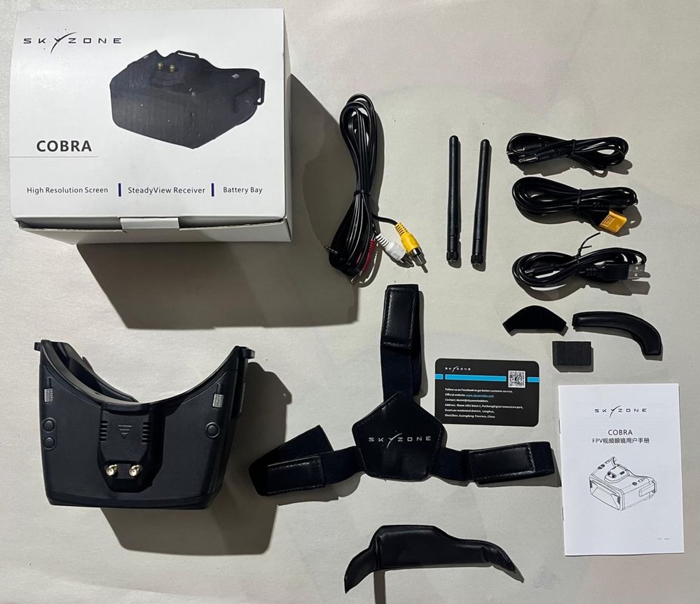 Окуляри Fpv Cobra X V4 Black