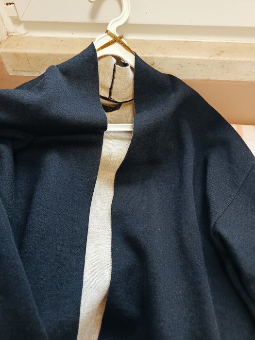 Casaco de malha de cor azul Sacoor