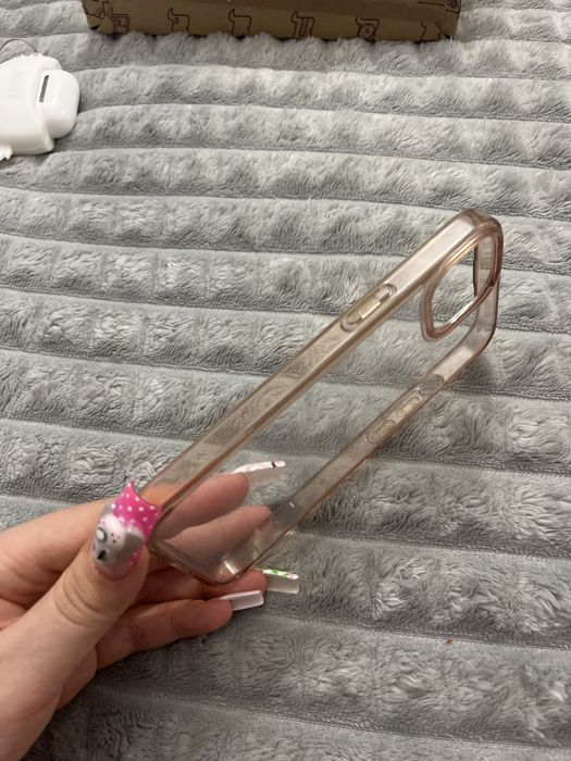 case etui spigen pancernik ultra hybrid iphone 13 różowy przezroczysty