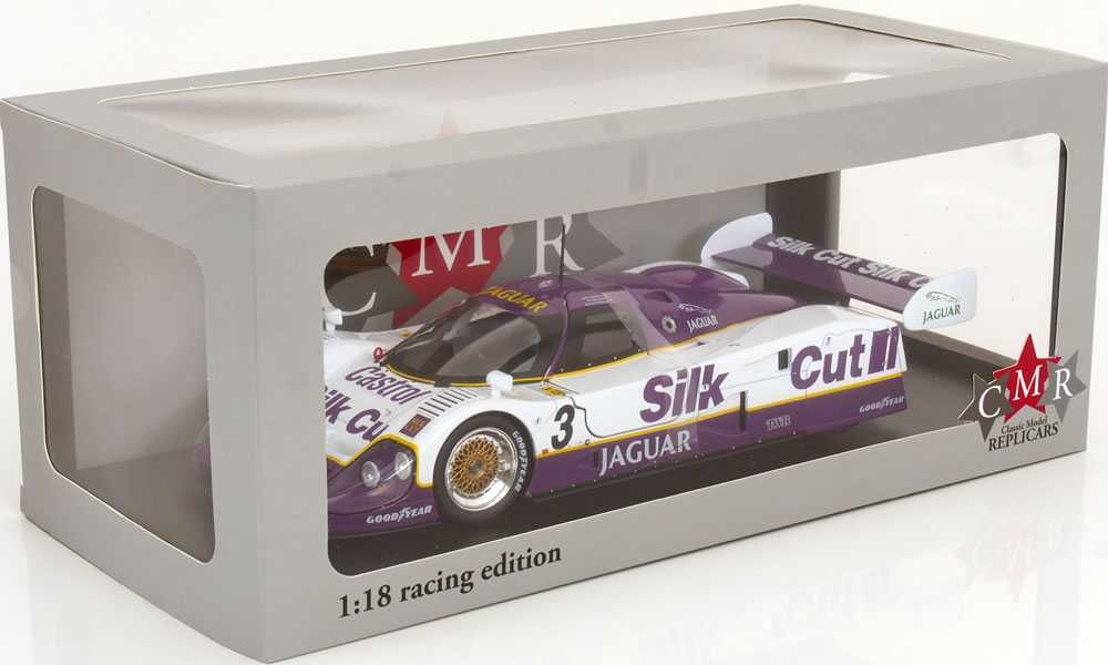 Jaguar XJR12 "Silk Cut" #3 Vencedor 24h Le Mans 1990 - CMR 1/18