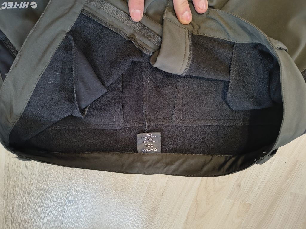 Hi tec spodnie Softshell ocieplane xxl