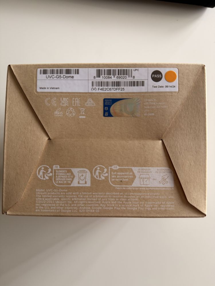 Kamera Ubiquiti UVC-G5-DOME
