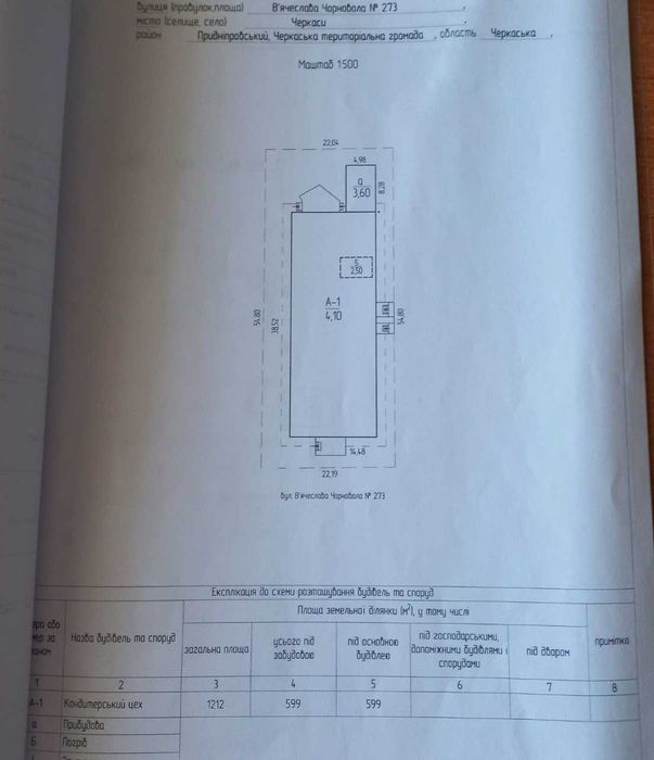 Продаж приміщення під склад/виробництво по вул. Чорновола