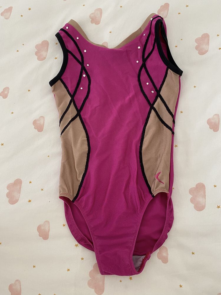 Maillot sem Mangas de Ginástica Artística Feminina