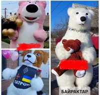 Ростові ляльки медведики та пес Патрон