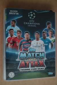 Topps Match Attax Champions League 2015/16 komplet kart w albumie