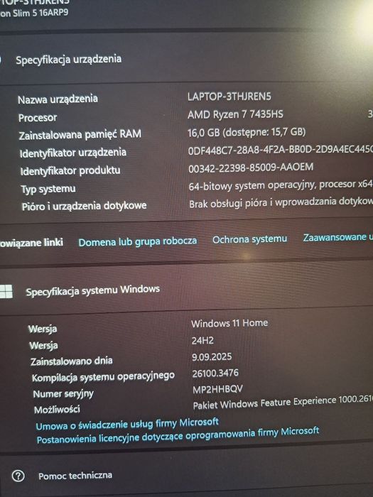 Игровой ноутбук Lenovo-Legion-Slim-5 (Ryzen7-7435HS/RTX4060-8Gb-140W)