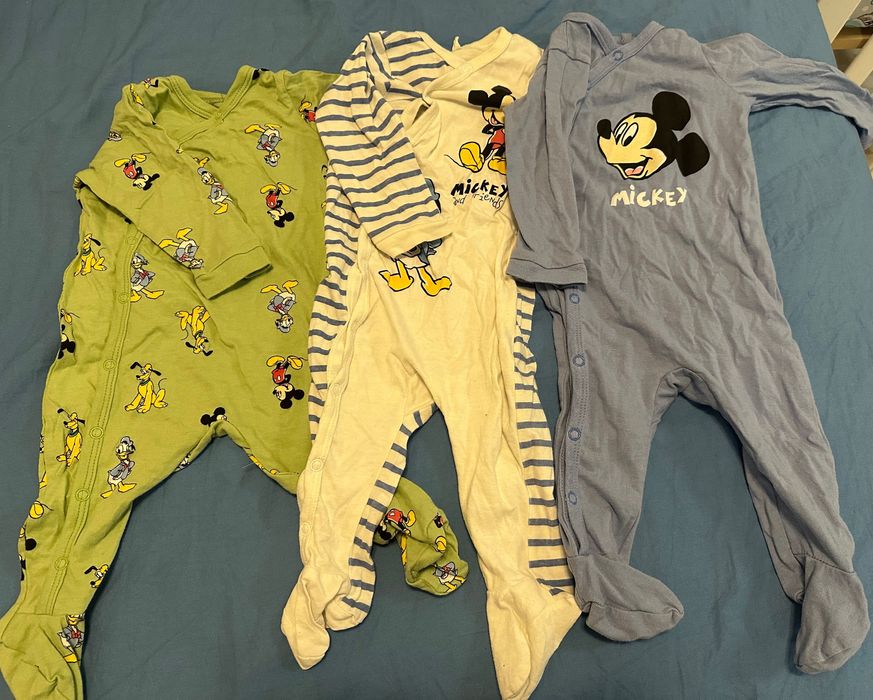 Pajacyki dla chłopca disney Mickey Mouse