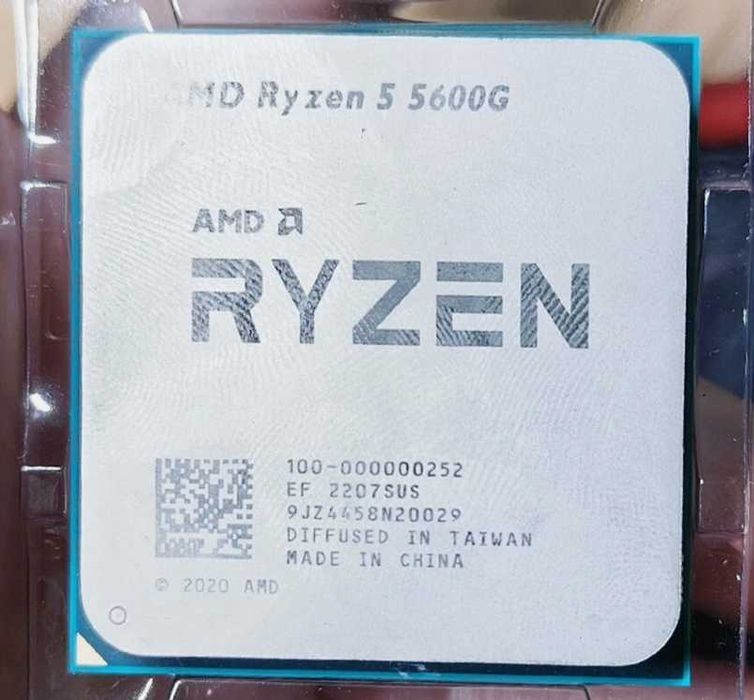 AMD Ryzen 5 5600G Socket AM4 CPU 3.9GHZ Desktop 6Core 16MB