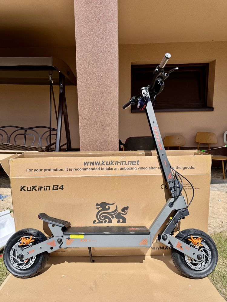 Kukirin G4 2025 hulajnoga elektryczna 60V 20ah 2000W 70km/h 1200wh