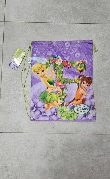 Worek na buty strój na wf Disney dzwoneczek