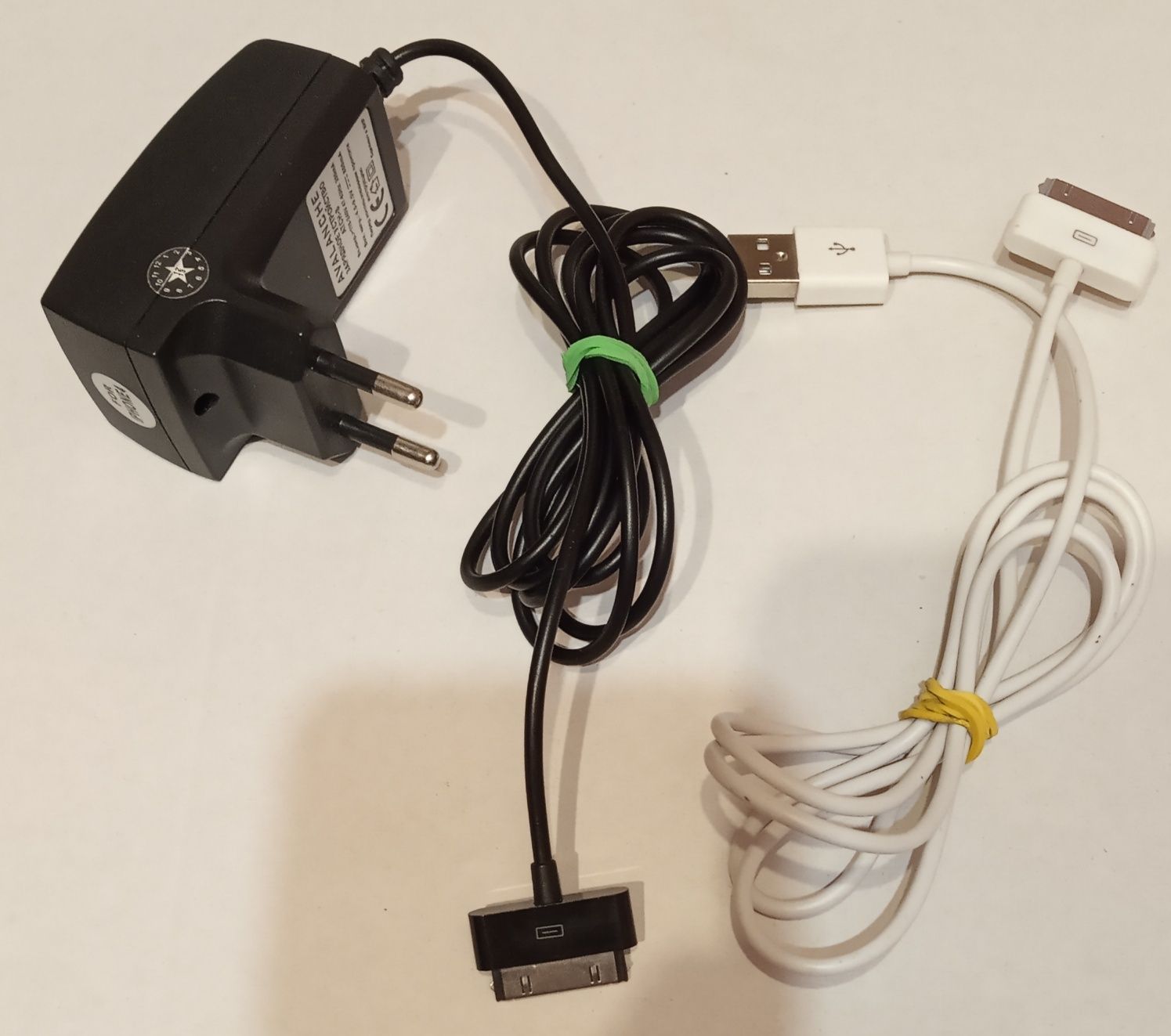 Блок питания и шнур  USB Iphone 30-pin (цена за всё)
