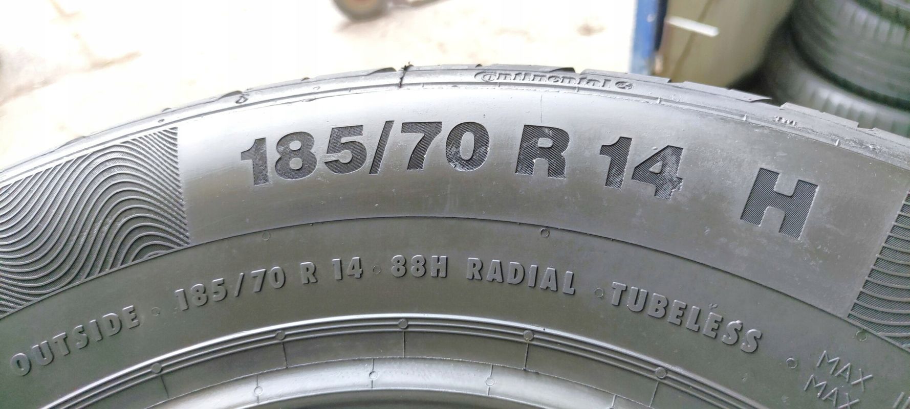 4x 185/70r14 Continental ContiPremiumContact 5/2024r C/A/70dB 2 lata g