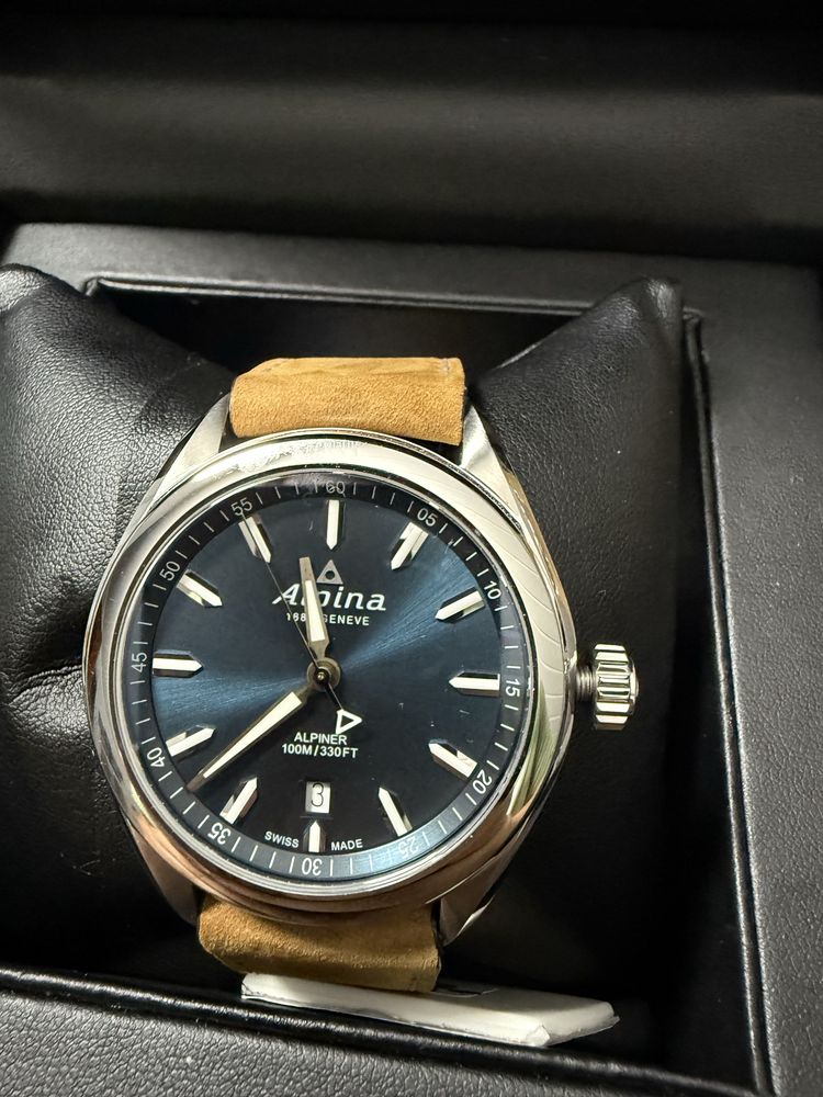 Alpina Alpiner Quartz AL‑240NS4E6 zegarek nowy na gwarancji  pelen set