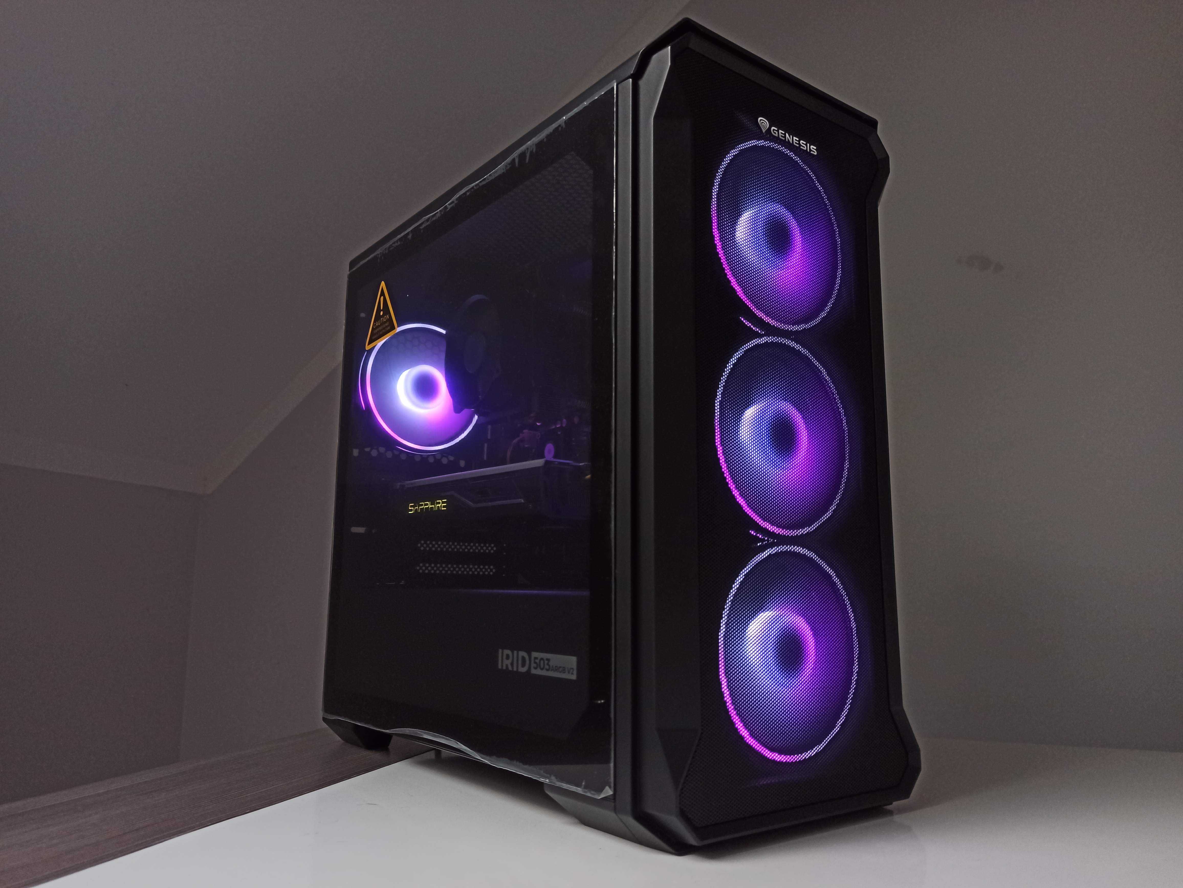 Komputer Gamingowy Intel 16x3,40GHz/16GB RAM/RX 580 8GB/1TB +256GB/SSD